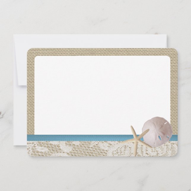 Blue Beach dentelle sable Dollar Merci (Devant)