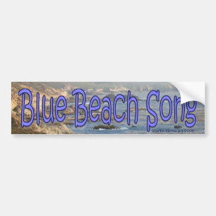 Blue Beach Song™ - Sticker