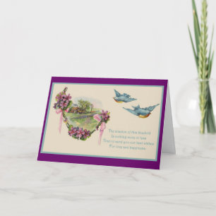 Blue Birds & Happiness For Mother's Day - Carte