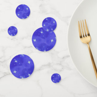 Blue Bling Anniversaire Table de fête Confetti