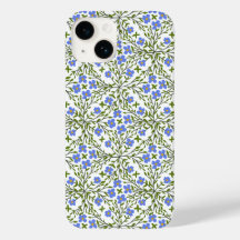 Blue Blooms Ditsy Floral iPhone / coque ipad