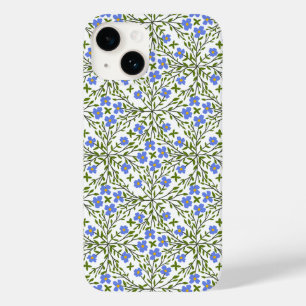 Blue Blooms Ditsy Floral iPhone / coque ipad