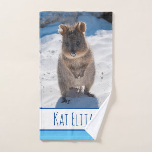 Blue Boys Kids Quokka Beach Personnalisé