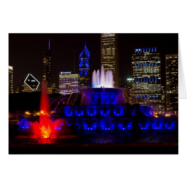 Blue Buckingham Fountain (Devant Horizontal)