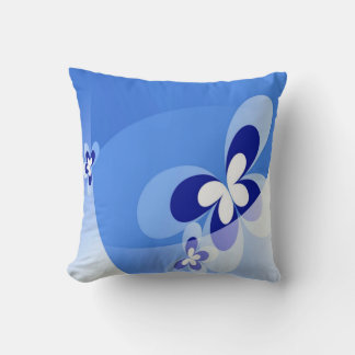 Blue Butterflies American Mojo Coussin