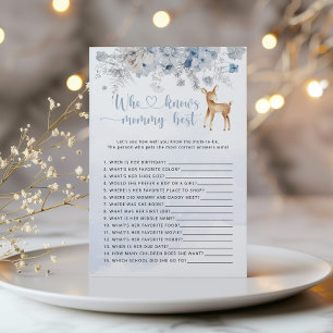 Blue cerf Qui connaît maman meilleur jeu de baby s