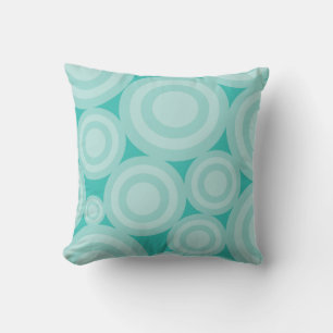 Blue Circles American MOJO Coussin