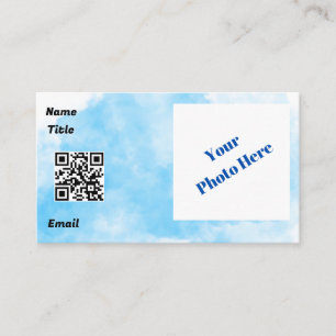 Blue Cloud Standard, Carte de visite de 3,5 po x 2