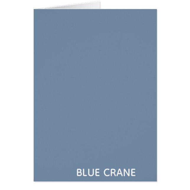 Blue Crane bleu color (Devant)