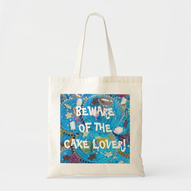 Blue Cupcakes "gâteau lover" sac fourre-tout (Devant)
