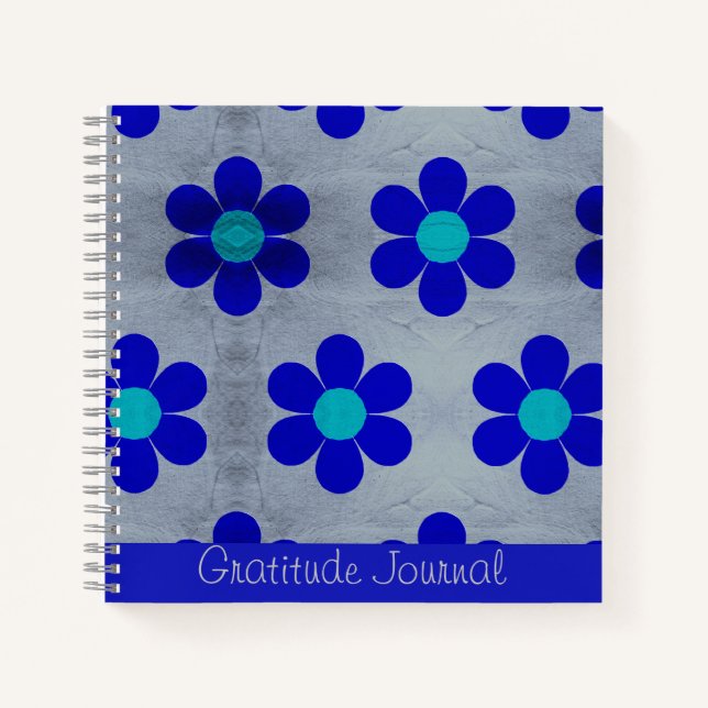 Blue Daisies Gratitude Journal (Devant)