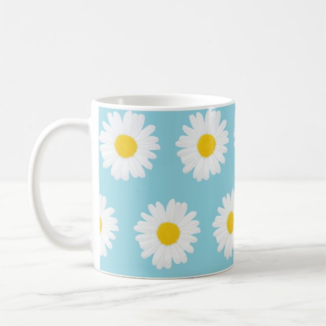 Blue Daisy Mug (Gauche)