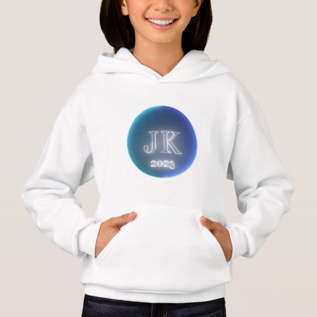Blue Dark Blue Kids Pullover (Devant)