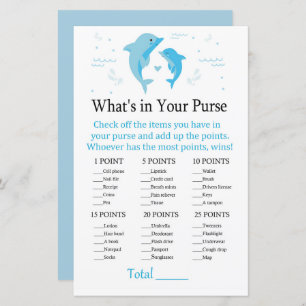 Blue Dolphin Qu'y a-t-il dans votre sac à main