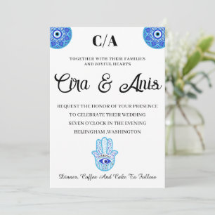 Blue eye Turkish styles Invitation