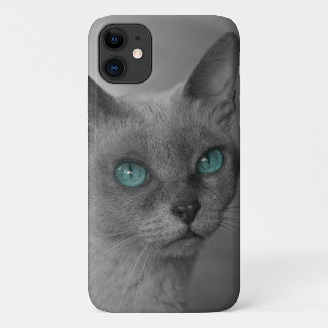 Blue Eyed Cat Coque-Mate Samsung Galaxy Coque (Dos)