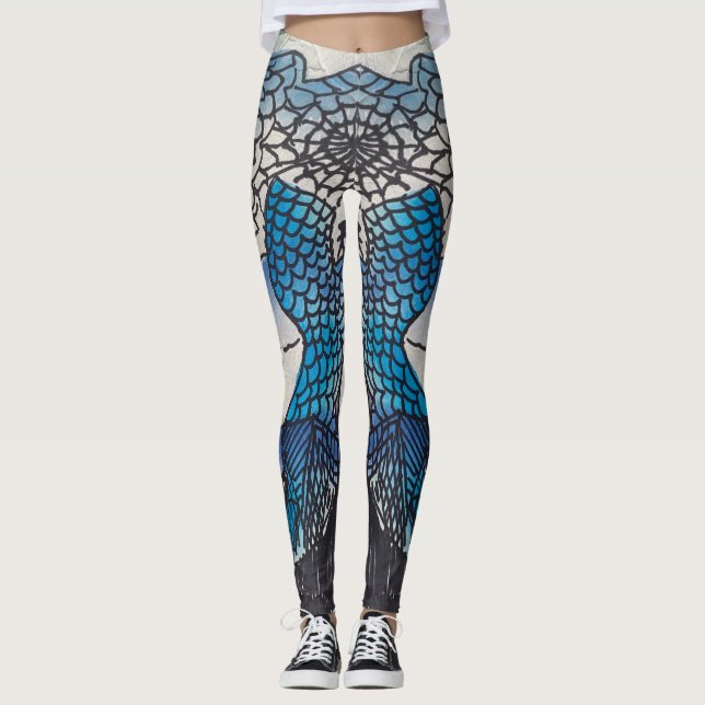 Blue Fish Leggings (Devant)