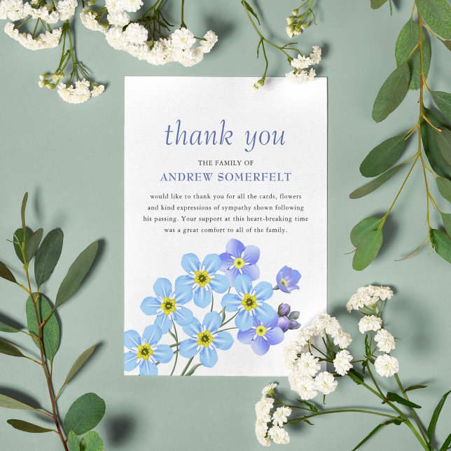 Blue Forget-Me-Not | Merci funéraire (Créateur téléchargé)