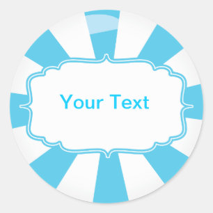 Blue Giant lollipop bonbon Buffet étiquette