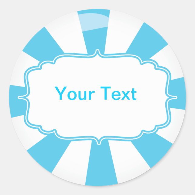 Blue Giant lollipop bonbon Buffet étiquette (Devant)