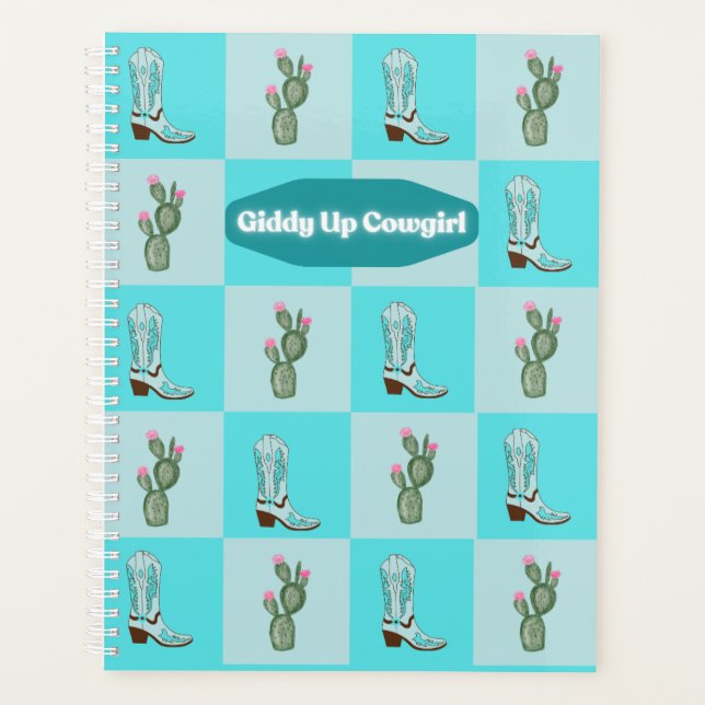 Blue Giddy Up Cowgirl (Devant)