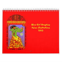 Blue Girl Graphics Asie Calendrier 2013