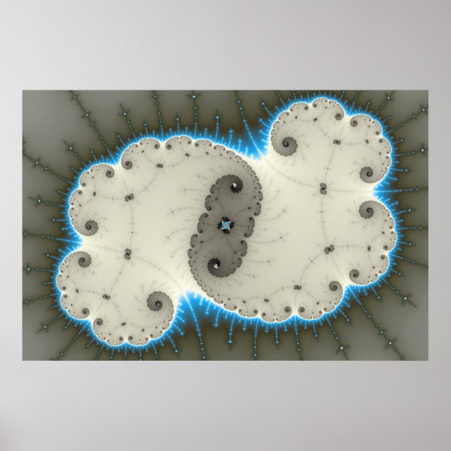 Blue Glow - Poster fracturé (Devant)