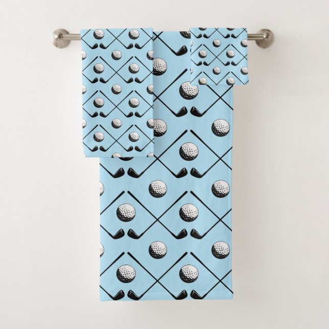 Blue Golf Motif Design (En situation)