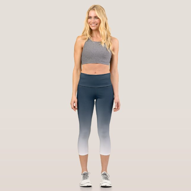 Blue gradient capri leggings (Recto)