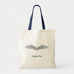 Blue-Gray Wings Tote Bag