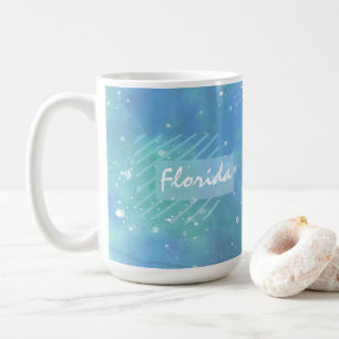 Blue Green Design Custom Florida Mug