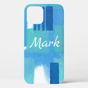 Blue Green Design moderne coque iphone personnalis