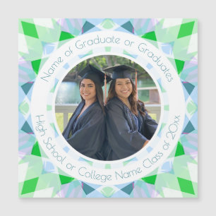 Blue Green Graduation Keepsaké cadeau photo