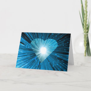 Blue Heart 'Blue Without You' carte de Saint-Valen