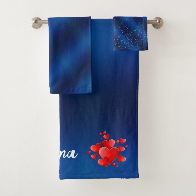 Blue heart  romantic wallpaper (En situation)