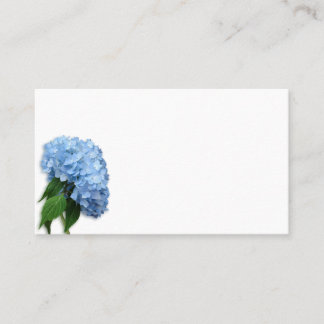 Blue Heaven Floral Blank Cartes d'escorte