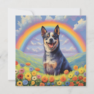 Blue Heeler Memorial mignon Nom de chien personnal