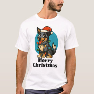 Blue Heeler - T-shirt de Noël Chien de Berger Aust