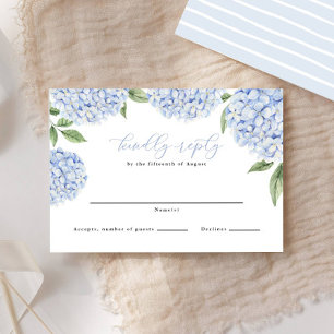 Blue Hydrangea Border Classic Mariage Réponse