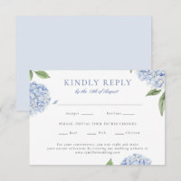 Blue Hydrangea Classic Food Choice Mariage Réponse