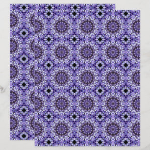 Blue Hydrangea Petals Abstrait Motif