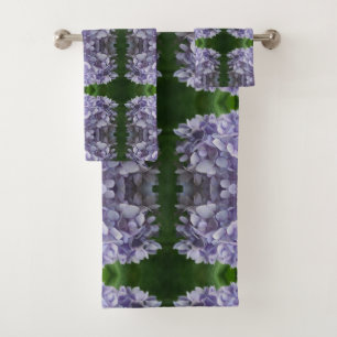Blue Hydrangea Petals Floral Abstrait
