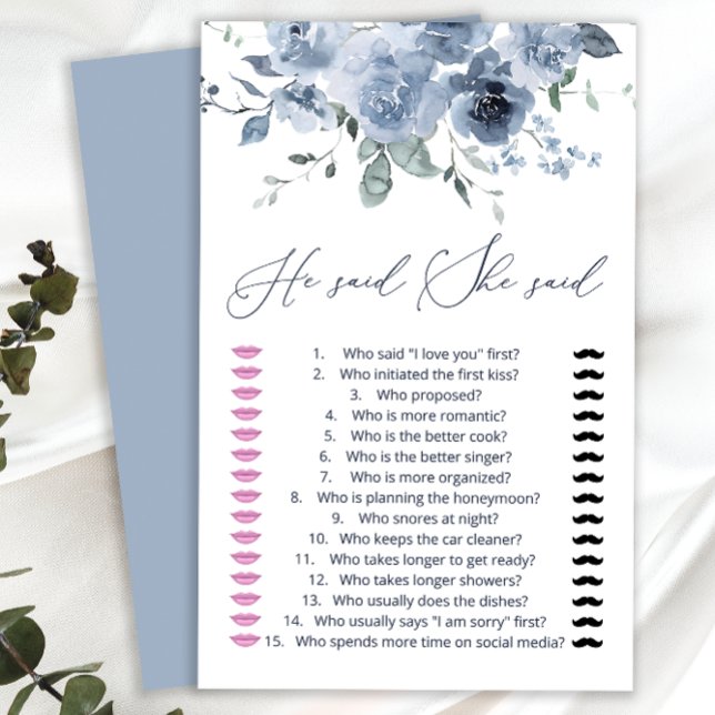 Blue Il Dit Qu'Elle Dit Devine Qui A Dit Que Le Je (Créateur téléchargé)