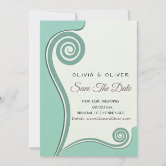 Blue Koru - Nouveau Début - Enregistrer Notre Date