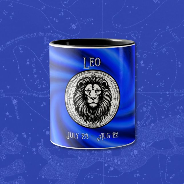 Blue Leo, la Mug du Lion (Créateur téléchargé)