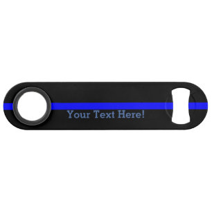 Blue Line mince symbolique personnalisent ceci