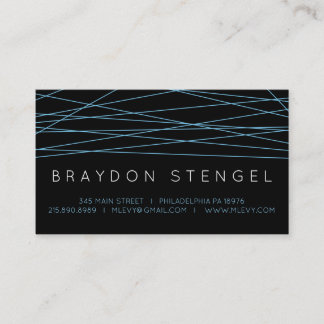 BLUE LINES Carte de visite professionnel