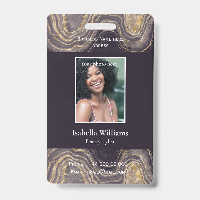 Blue Médicale Facility ou Business Member Badge (Face)