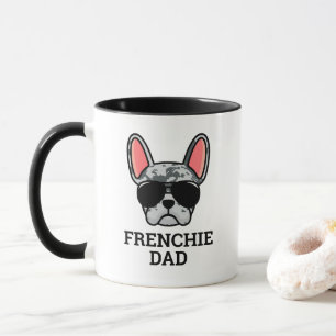 Blue Merle French Bulldog Frenchie Chien Papa Mug