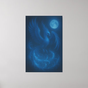 Blue Moon Phoenix · Impression sur toile d'art